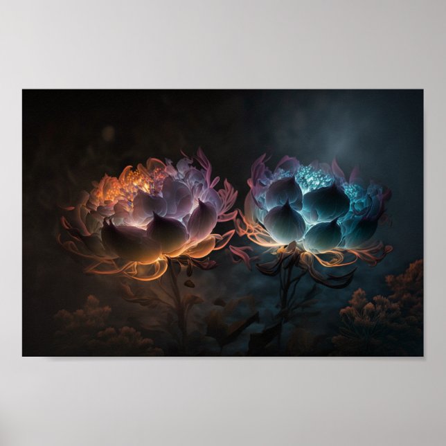 Night Flowers Poster (Vorne)