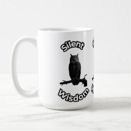 **Night Forest Owl – Realistic Nocturnal Owl Illu Kaffeetasse