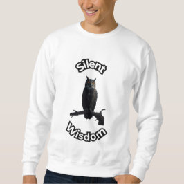 **Night Forest Owl – Realistic Nocturnal Owl Illu Sweatshirt
