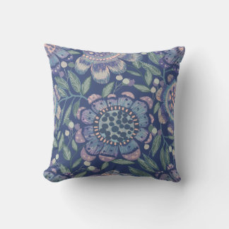Night Garden Bold Floral Kissen