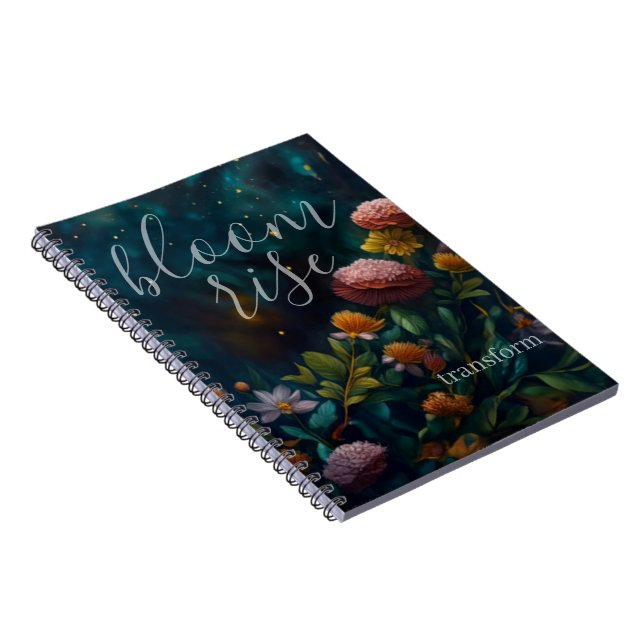 Night Garden Celestial Manifest and Grow Notizblock (Rechte Seite)
