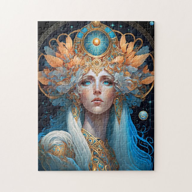 Night Goddess Queen Fantasy Art (Vertikal)