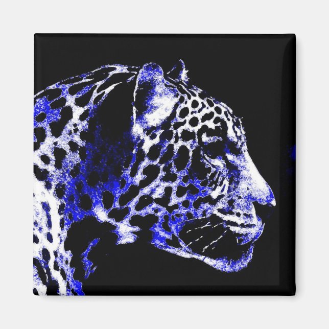 Night Jaguar Magnet (Vorne)