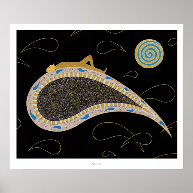 “Night Journey” - Print Poster (Vorne)