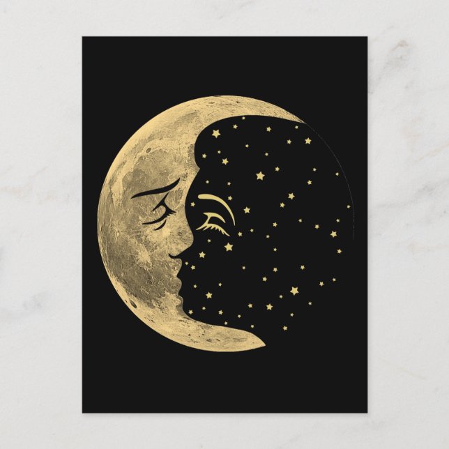 Night Kiss Postkarte (Vorderseite)