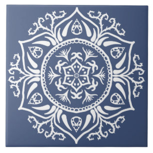 Night Mandala Fliese