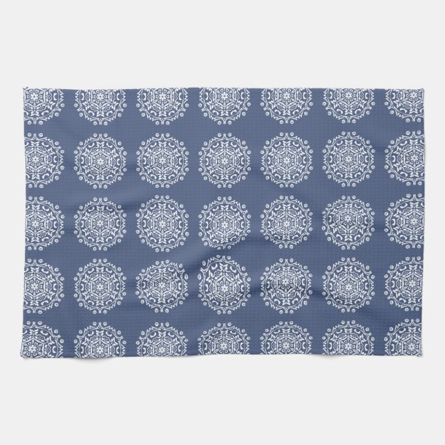 Night Mandala Geschirrtuch (Horizontal)