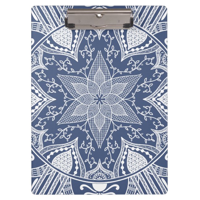 Night Mandala Klemmbrett (Vorderseite)