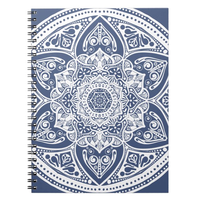 Night Mandala Notizblock (Vorderseite)