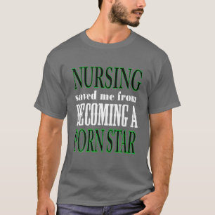 Night Nursing Funny Registered Nurse RN LPN CNA ER T-Shirt
