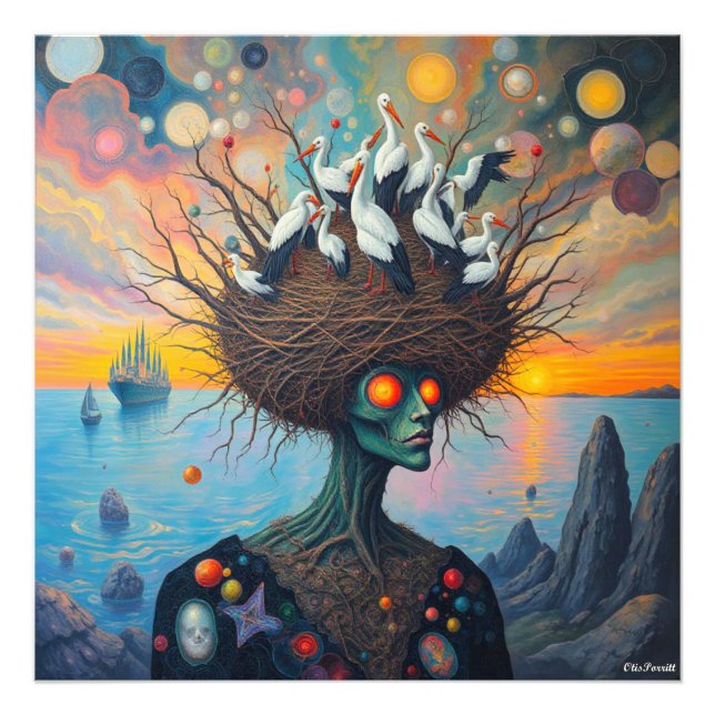 NIGHT OF THE STORKS FOTODRUCK (Vorne)