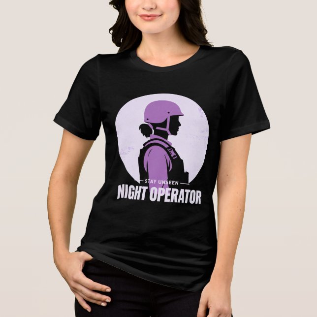 Night Operator Vintage Women’s Tactical Tee (Vorderseite)