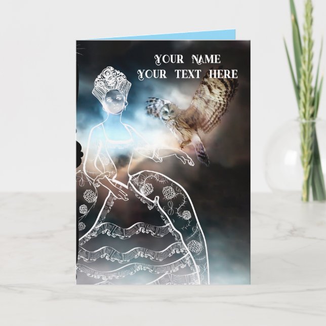 Night Owl and Lady Karte (Vorderseite)