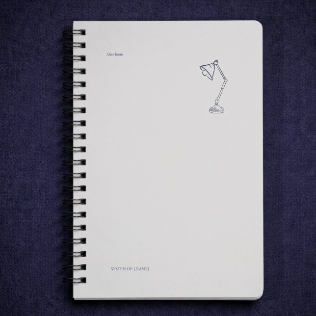 Night Owl Dark Academia Scholarly  Notizbuch (Von Creator hochgeladen)