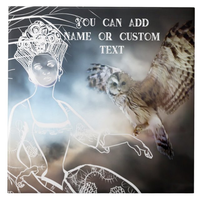 Night Owl Fliese (Vorderseite)