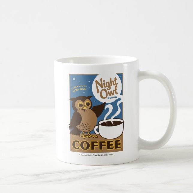 Night Owl Kaffee Kaffeetasse (Rechts)