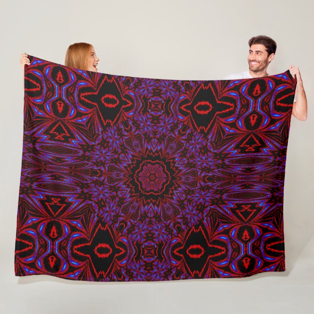 Night Peony Fleecedecke (Beispiel)