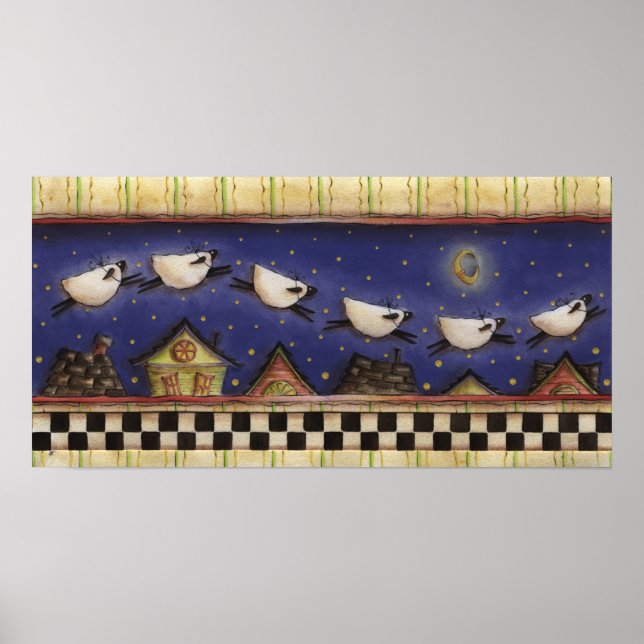 Night Sheep - Poster (Devant)