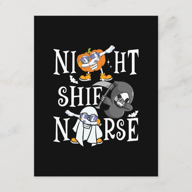 Night Shift Nurse Begleitkarte (Vorderseite)