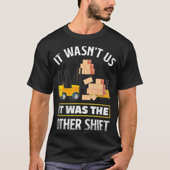 Night Shift Worker Overnight Shift Funny Shift Wor T-Shirt (Vorderseite)