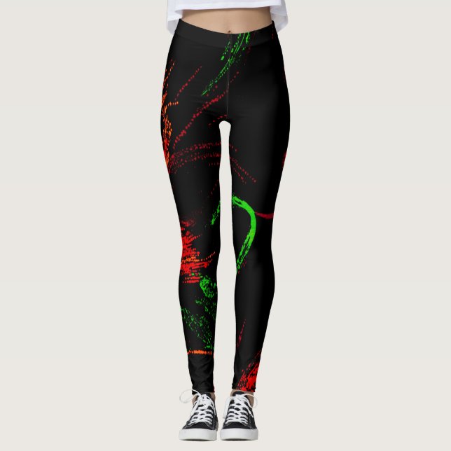 Night Sky Aurora Leggings (Vorderseite)