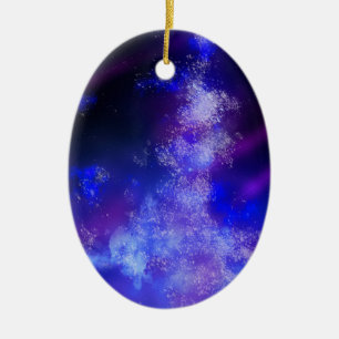 Night Sky Blue Sapphire Keramik Dekoration