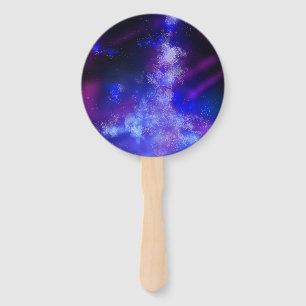 Night Sky Blue Sapphire Set der Fans Fächer