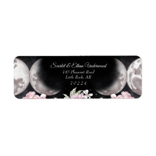Night Sky Boho Triple Moon Rücksendeadresse