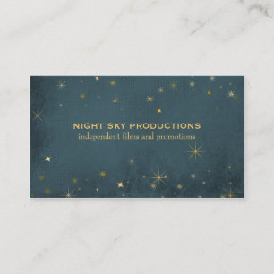 Night Sky Business Cards Visitenkarte