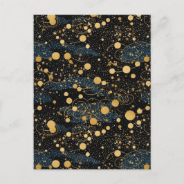 Night Sky Chiyogami Postkarte