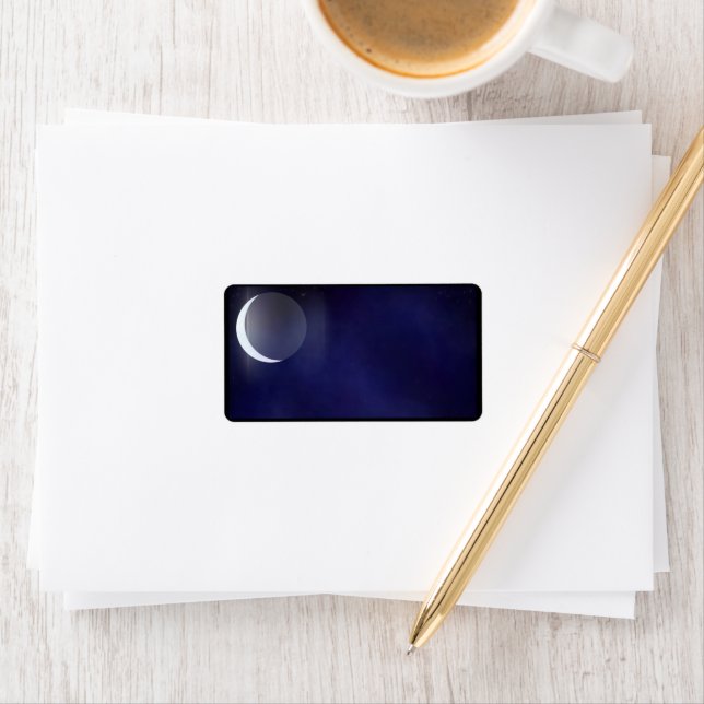 Night Sky Galaxy Address Labels Adressaufkleber (Insitu)