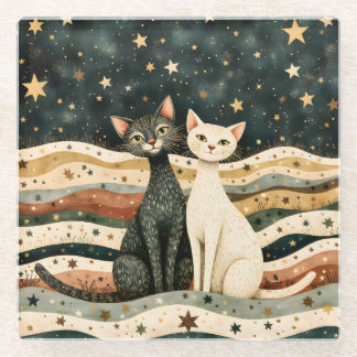 Night Sky Glasuntersetzer