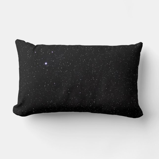 Night Sky mit Sternen Lendenkissen (Vorderseite)