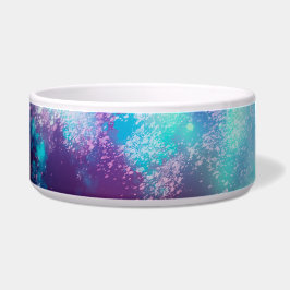 Night Sky Neon Lights Keramik Pet Bowl Napf