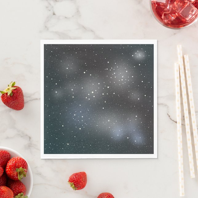 Night Sky Paper Napkins Serviette (Von Creator hochgeladen)