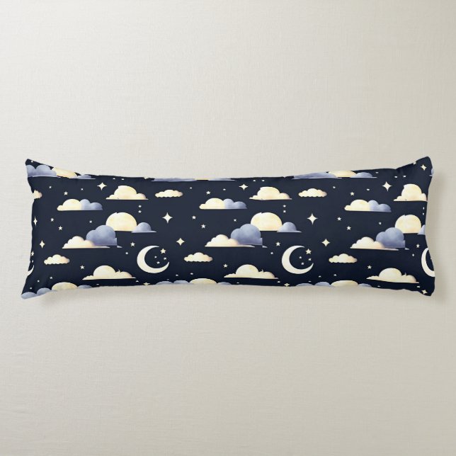 Night Sky Pattern Seitenschläferkissen (Vorderseite)