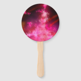 Night Sky Pink Flare Set der Fans Fächer