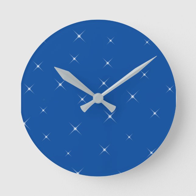 Night Sky Runde Wanduhr (Vorderseite)