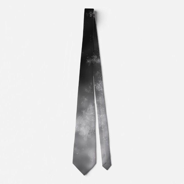 Night Sky Smoke Neck Tie Krawatte (Vorderseite)
