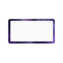 Night Sky Starlight Lila Wedding Label Adressaufkleber