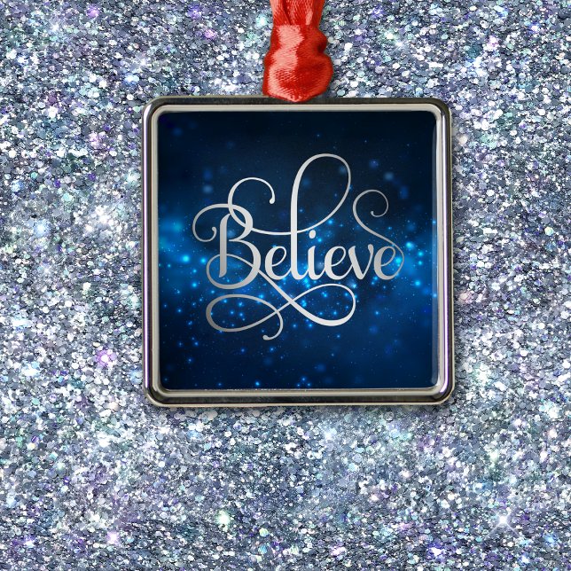 Night Sky Stars glauben Weihnachten Ornament Aus Metall (Von Creator hochgeladen)