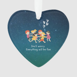 Night Sky und Happy Children Ornament