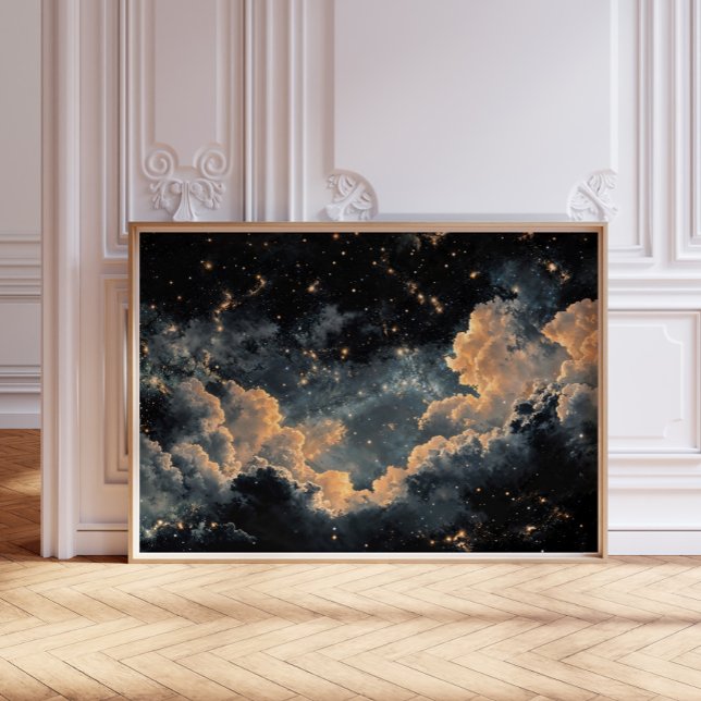 Night sky with stars poster (Von Creator hochgeladen)