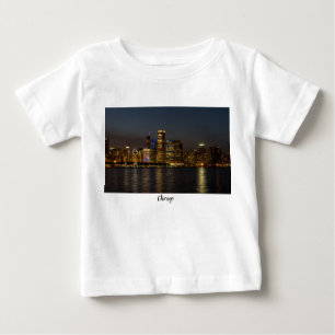 Night Skyline Baby T-shirt