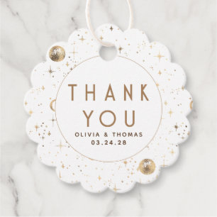 Night Star Celestial Mystical White Vielen Dank Geschenkanhänger