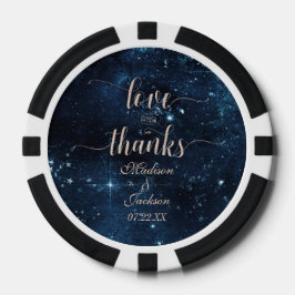 Night Star Sky Celestial Galaxy Hochzeit Vielen Da Pokerchips