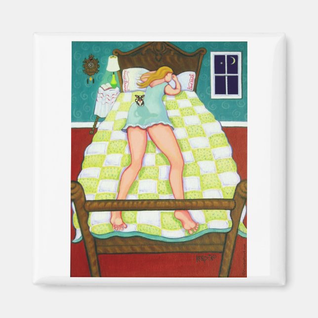 Night Watch - Chihuahua im Dienst Magnet (Vorne)