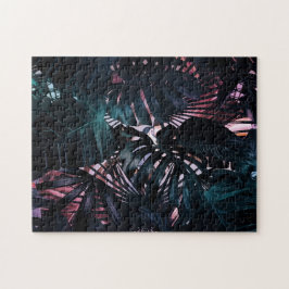 Night Wild Jungle Tropical Parrots