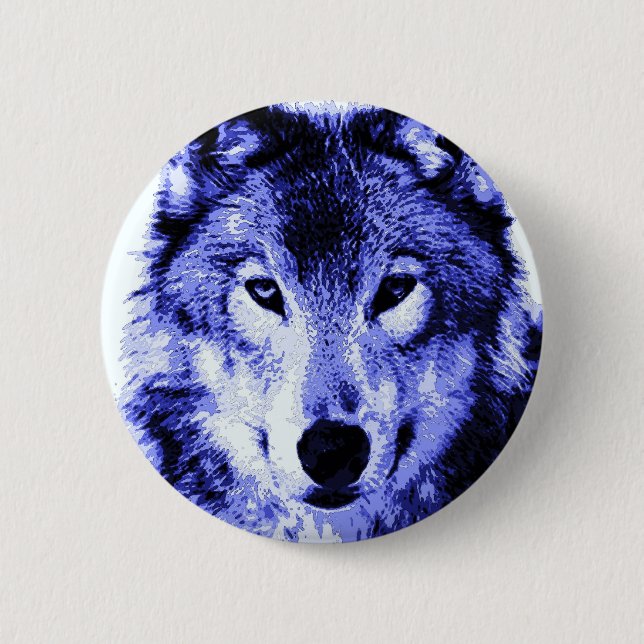 Night Wolf Button (Vorderseite)