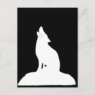 NIGHT WOLF POSTKARTE
